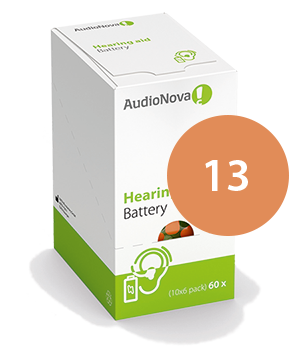 AudioNova Hoortoestel Batterijen Maat 13